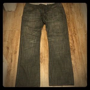 36 Dark Denim Jeans Projek Raw